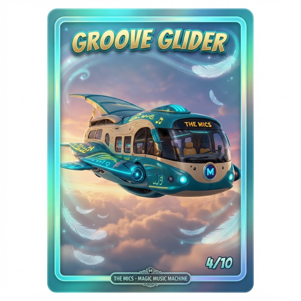 Groove Glider collectible card art