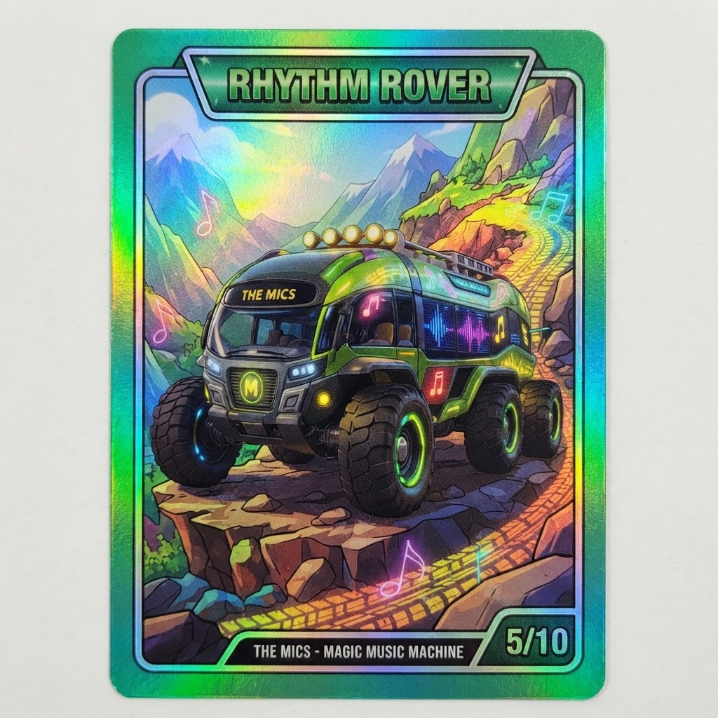 Rhythm Rover collectible card art