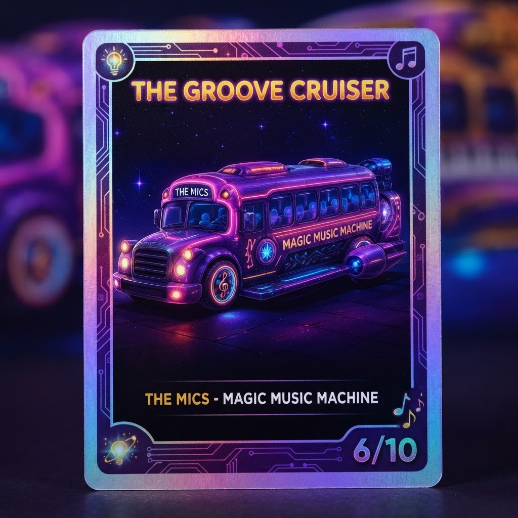 The Groove Cruiser collectible card art