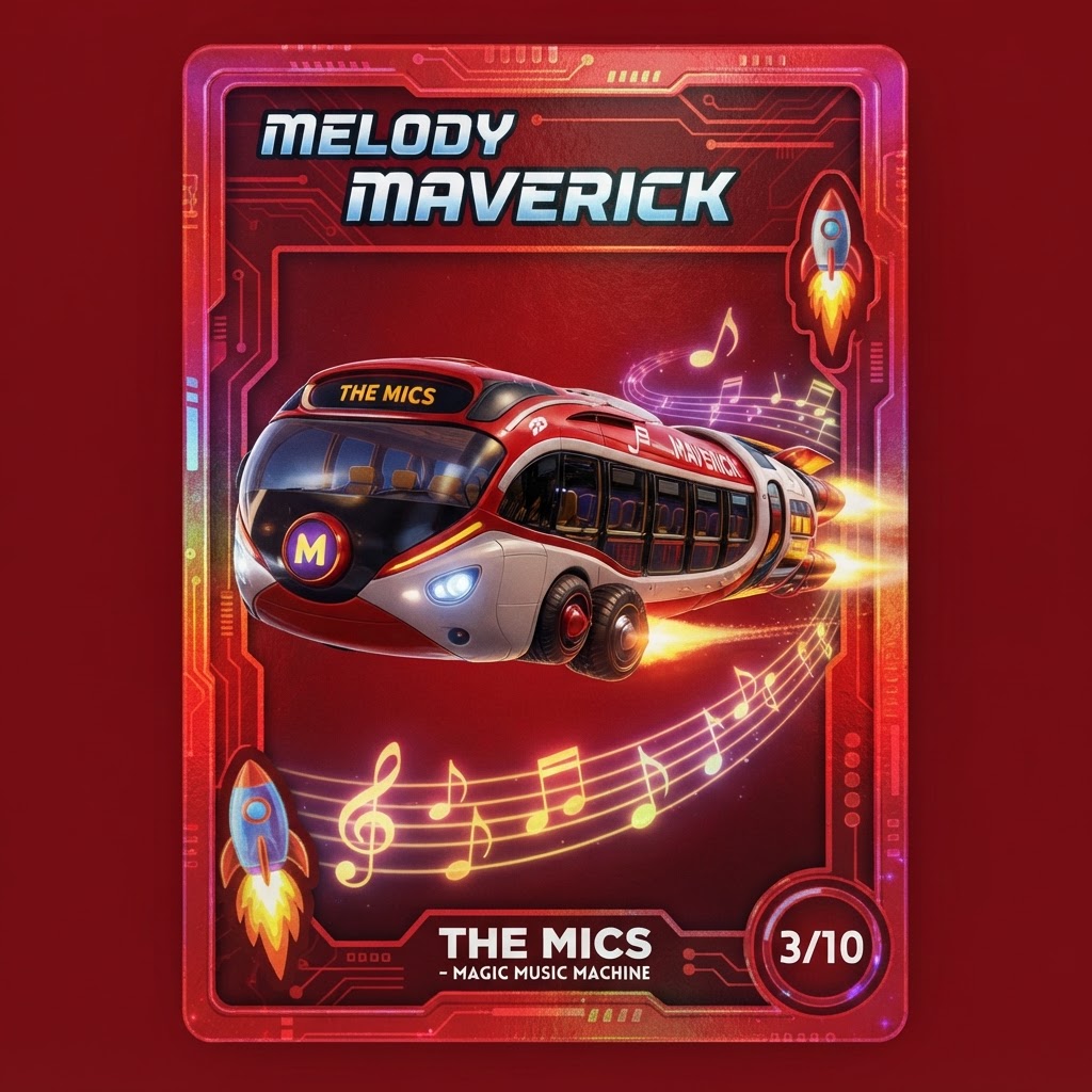 Melody Maverick collectible card art