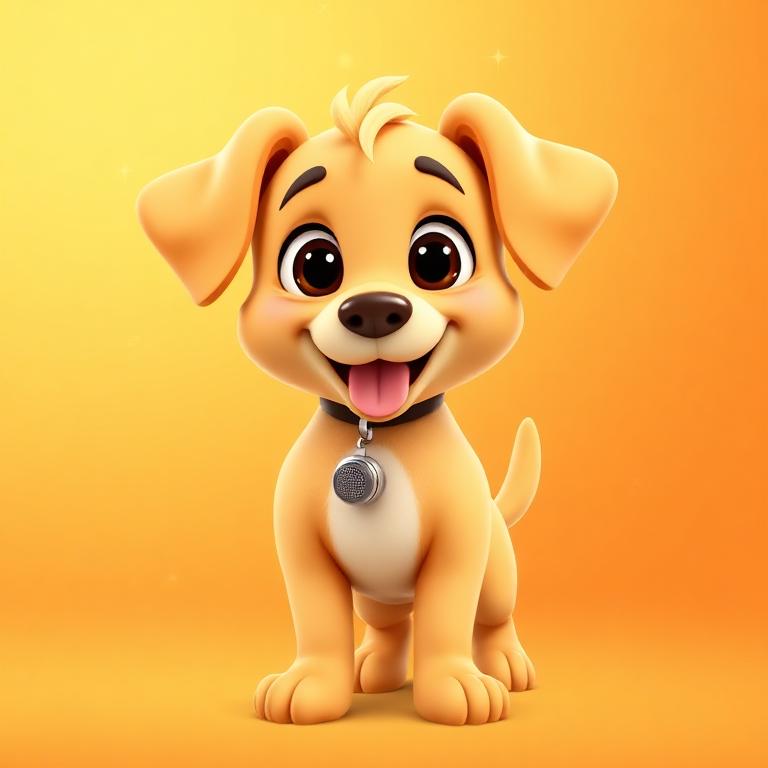 Max Mic Plush Puppy
